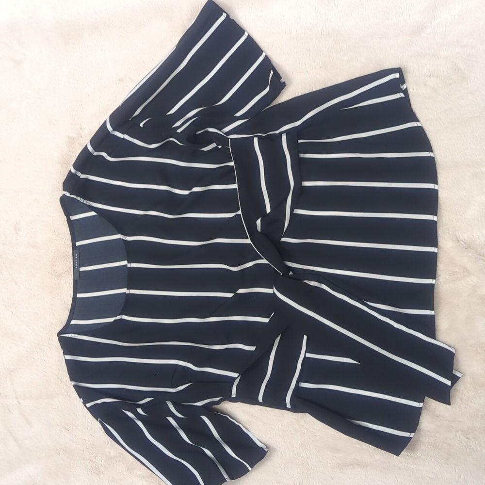 Julianne Tie Front Blouse